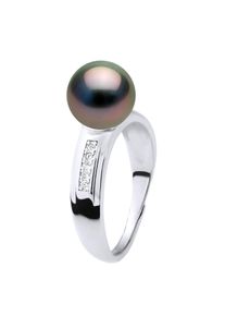 Ringschmuck - Echte Tahiti-Zuchtperle, rund 8-9 mm