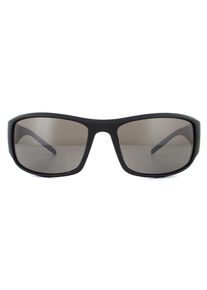 Boll&eacute; Bolle Sonnenbrille King BS026002 Matte Black Volt+ Gun Polarized