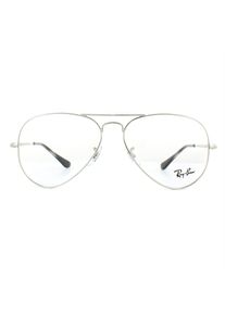 Ray-Ban Brillenfassungen 6489 Aviator 2501 Silber 58mm