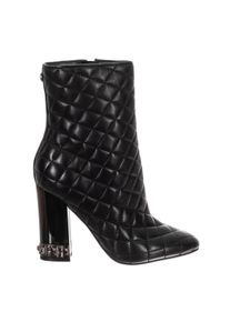 Guess Flache Damenstiefel mit runder Spitze und gepolsterter Oberfl&auml;che FLLDE3LEA10