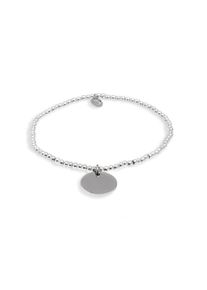 Luxenter 925 Sterling Silber Armreif mit rhodiniertem H&auml;matit - Krasai