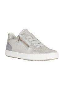 Geox D Blomiee A Synthetik Polyurethan Damen Silber Turnschuhe