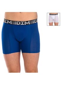 DIM Pack-2 Herren 3D Flex Air Cotton Long Boxershorts D01N2