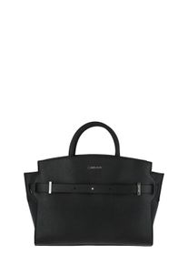 Calvin Klein Damen schwarze Polyurethan-Handtasche
