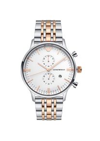 Emporio Armani AR0399 Chronograph Zweifarbige Herrenuhr