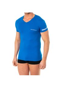 Emporio Armani Kurz&auml;rmeliges T-Shirt mit V-Ausschnitt 110810-8P723 Mann