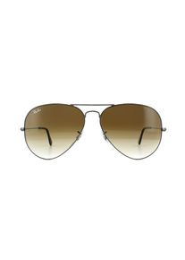 Ray-Ban Lunettes De Soleil Aviator 3025 Gunmetal Brun D&eacute;grad&eacute; 004/51 62mm