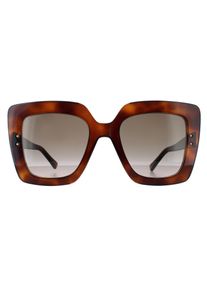 Jimmy Choo Square Damen Havanna Braun Farbverlauf AURI/G/S