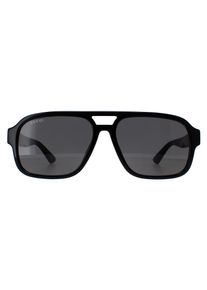 Gucci Aviator Herren schwarz rauch GG1342S