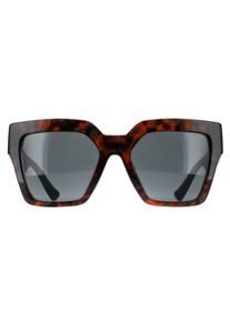 Versace VE4458 542987 donker havana donkergrijs zonnebril