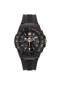 Versace Greca Extreme Chrono Herren schwarze Uhr VE7H00323