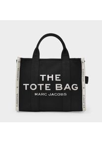 Marc Jacobs The Medium Tote Tasche aus schwarzem Canvas