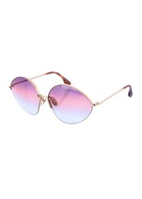 Victoria Beckham VB220S Damen-Sonnenbrille aus Metall in ovaler Form