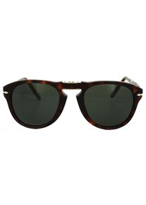 Persol Lunettes De Soleil PO0714 24/31 Havana Vert Pliing 54mm