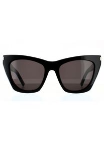 SAINT LAURENT Cat Eye Damen Schwarz Grau Sonnenbrille