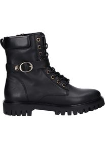 Schwarze Ankle Boots f&uuml;r Damen von Tommy Hilfiger