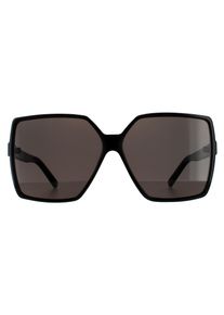 SAINT LAURENT Square Damen Schwarz Grau Sonnenbrille
