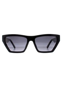 Marc Jacobs Cat Eye Womens Gl&auml;nzend Schwarz Dunkelgrau Gradient MARC 657/S