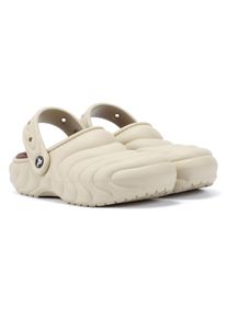 Crocs Classic Gef&uuml;ttert Overpuff Damen Beige Clogs