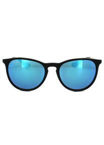 Lunettes De Soleil Ray-Ban Erika 4171 601/55 Miroir Bleu Noir & Gunmetal