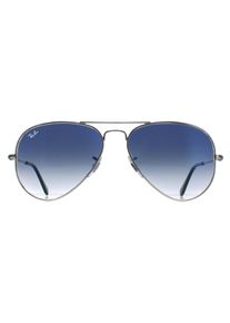 Ray-Ban Sonnenbrille Aviator 3025 003/3F Silber Hellblau Gradient 58mm