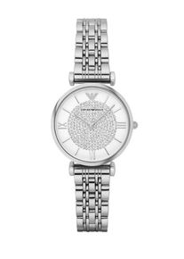 Emporio Armani Gianni T-bar Silber Damen Armbanduhr AR1925