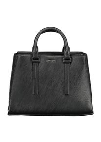 Calvin Klein Damen schwarze Polyester-Handtasche