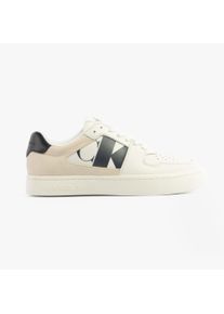Calvin Klein CLASSIC CUPSOLE Damen Sneakers Helles Wei&szlig;/Schwarz