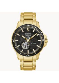 Bulova Marine Star Herren Golduhr 97A174