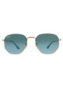 Ray-Ban Square Unisex Sonnenbrille Gold Blau Grau Verlauf