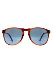 Persol Sonnenbrille 9649 96/56 Terria di Siena Schildkr&ouml;te Blau