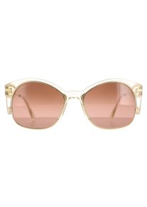 Serengeti Semi Rimless Womens Gold Champagne Polarized Drivers Gradient Vinita