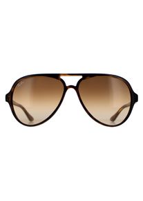 Ray-Ban Aviator Unisex-Sonnenbrille in Havannabraun mit Farbverlauf