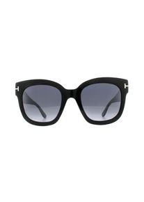 Tom Ford Sonnenbrille 0613 Beatrix 01C Gl&auml;nzend schwarz rauchgrau spiegeln