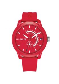 Tommy Hilfiger Denim Herren Uhr Rot 1791480