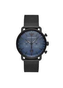 Emporio Armani Elegante Herrenuhr der Marke Armani. Die Uhr hat ein Armband, das auch kleiner gemacht werden kann, das Geh&auml;use hat einen Durchmesser von 43 mm und das Uhrwerk ist Quarz. Marke: ArmaniModellname: AR11201 (43mm)Kategorie: HerrenuhrMaterialien: EdelstahlFarbe: schwarz
