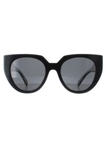 Prada PR14WS 09Q5S0 schwarz und Talk dunkelgrau Sonnenbrille