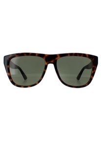 Gucci Rectangle Herren Havanna Gr&uuml;n GG1345S