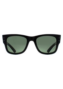Ray-Ban Square Unisex poliert Schwarz Gr&uuml;n RB0840S Mega Wayfarer
