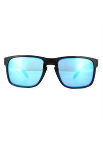 Oakley Rectangle Mens poliert schwarz Prizm Sapphire Sonnenbrillen
