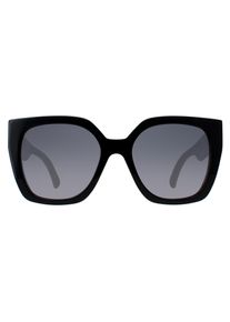 Gucci Square Womens Schwarz Grau Gradient GG1300S