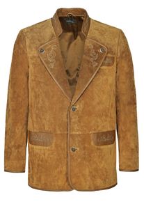 Lederjacke JCC "Trachtenjacke 31022146", Damen, Gr. 60, braun (cognac), Obermaterial: 100% Schweinsleder leather pig. Futter: 100% Baumwolle CO., Jacken Lederjacke