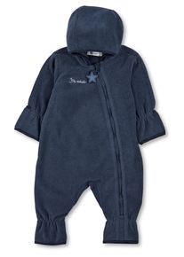 Fleeceoverall Sterntaler "Overall Fleece", Kinder, Gr. 86, EURO, blau (blau meliert), Obermaterial: 100% Polyester PES., Overalls Fleeceoverall