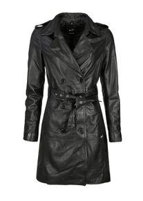 Langjacke Maze "Mantel Culima", Damen, Gr. XS, schwarz, Obermaterial: 100% Lammleder LEL. Futter: 100% Polyester PES., Jacken Langjacke