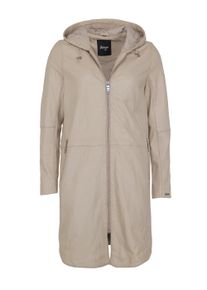 Lederjacke Maze "Ledermantel 4202198", Damen, Gr. XS, grau (greige), Obermaterial: 100% Lammleder LEL. Futter: 100% Baumwolle CO., Jacken Lederjacke