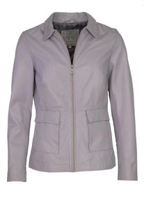 Lederjacke JCC "Lederjacke 3102222", Damen, Gr. 44, rosa (bright mauve), Obermaterial: 100% Lammleder LEL. Futter: 100% Baumwolle CO., Jacken Lederjacke