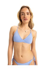 Triangel-Bikini-Top Roxy "Beach Classics Ba Athl Tri", Damen, Gr. XL, Cup B, lila (grapemist), Obermaterial: 85% Microfaser, 15% Elasthan;, Bikini-Oberteile Triangel-Bikini-Top
