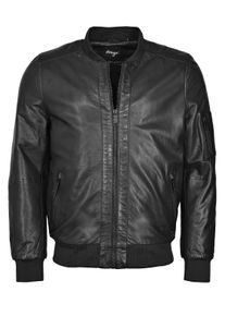 Lederjacke Maze "Lederblouson 42021205", Damen, Gr. M, schwarz, Obermaterial: 100% Lammleder LEL. Futter: 100% Baumwolle CO., Jacken Lederjacke
