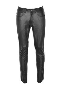 Lederhose JCC "Lederhose 3102182", Herren, Gr. 60, EURO, schwarz, Obermaterial: 100% Rindsleder Leather cow. Futter: 100% Baumwolle CO., Hosen Lederhose