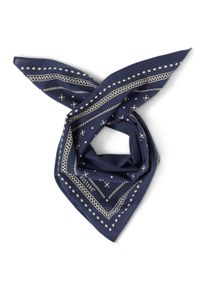Schal Mustang "Herren Style Sunrise Bandana", Damen, Gr. one-size, dunkelblau, Strick, 100% Baumwolle, Modet&uuml;cher Schal